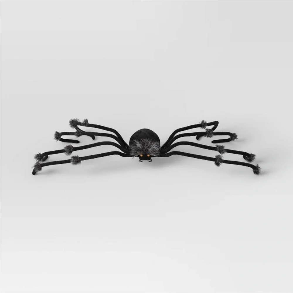 Hyde and EEK! Plush spider and Spiderweb decor